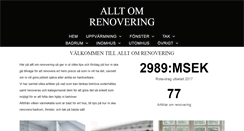 Desktop Screenshot of alltomrenovering.se